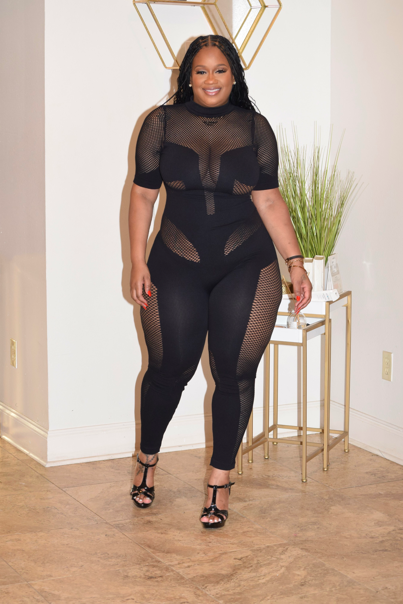 Bodycon Jumpsuit (Black)